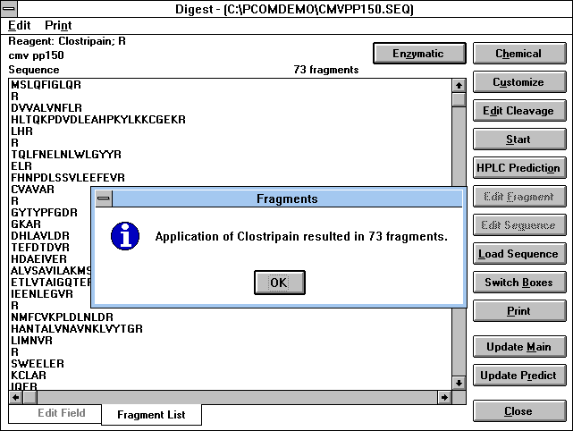 Screen Capture of Switch Boxes Function